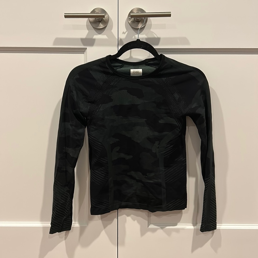 Athleta Girl Power Up Camo Top, Color: Camo